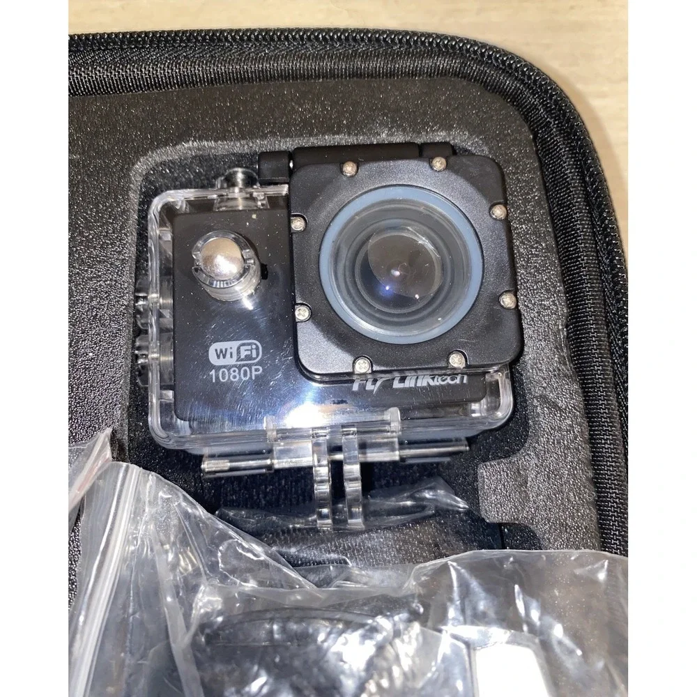 Flylinktech WIFI Sport Action Camera Outdoor Waterproof Camera 1080P Full HD